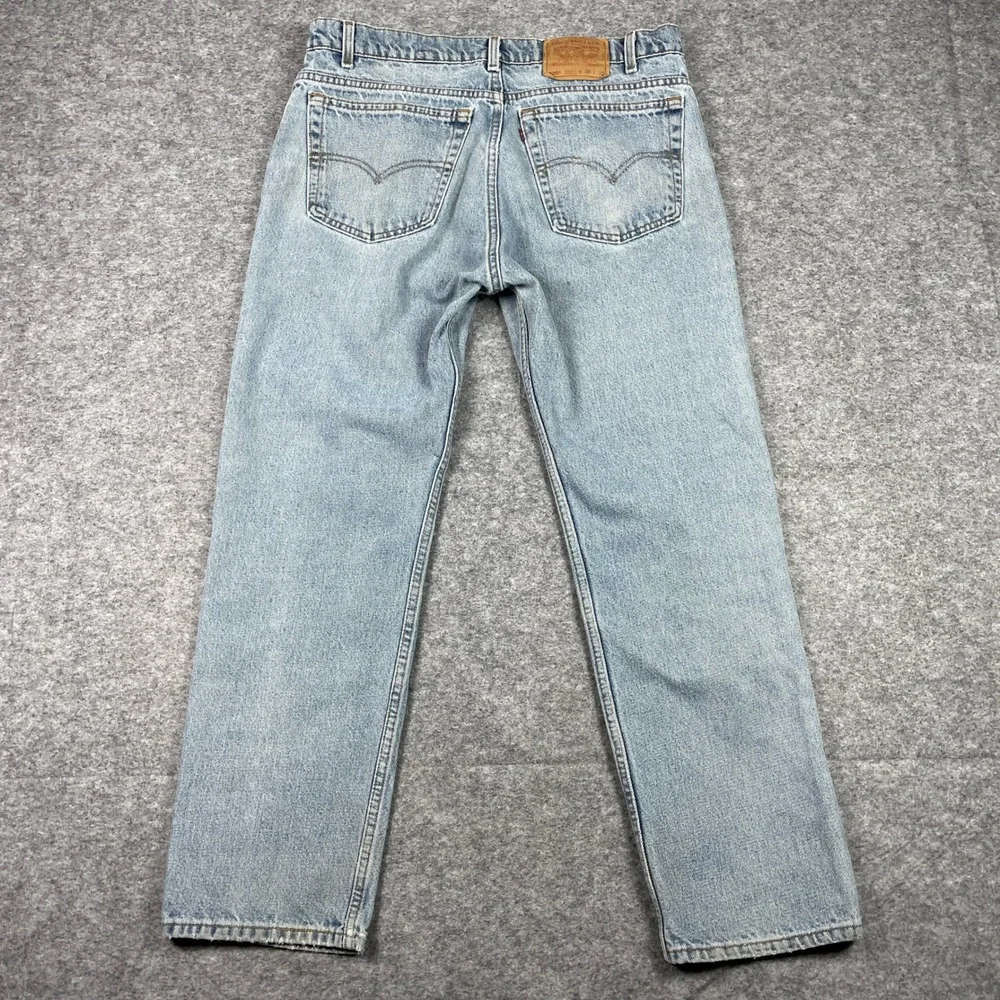 Vintage Levi's 505 Jeans Mens 38x30 (Fits 35x29) Blue Straight Made In USA 90s